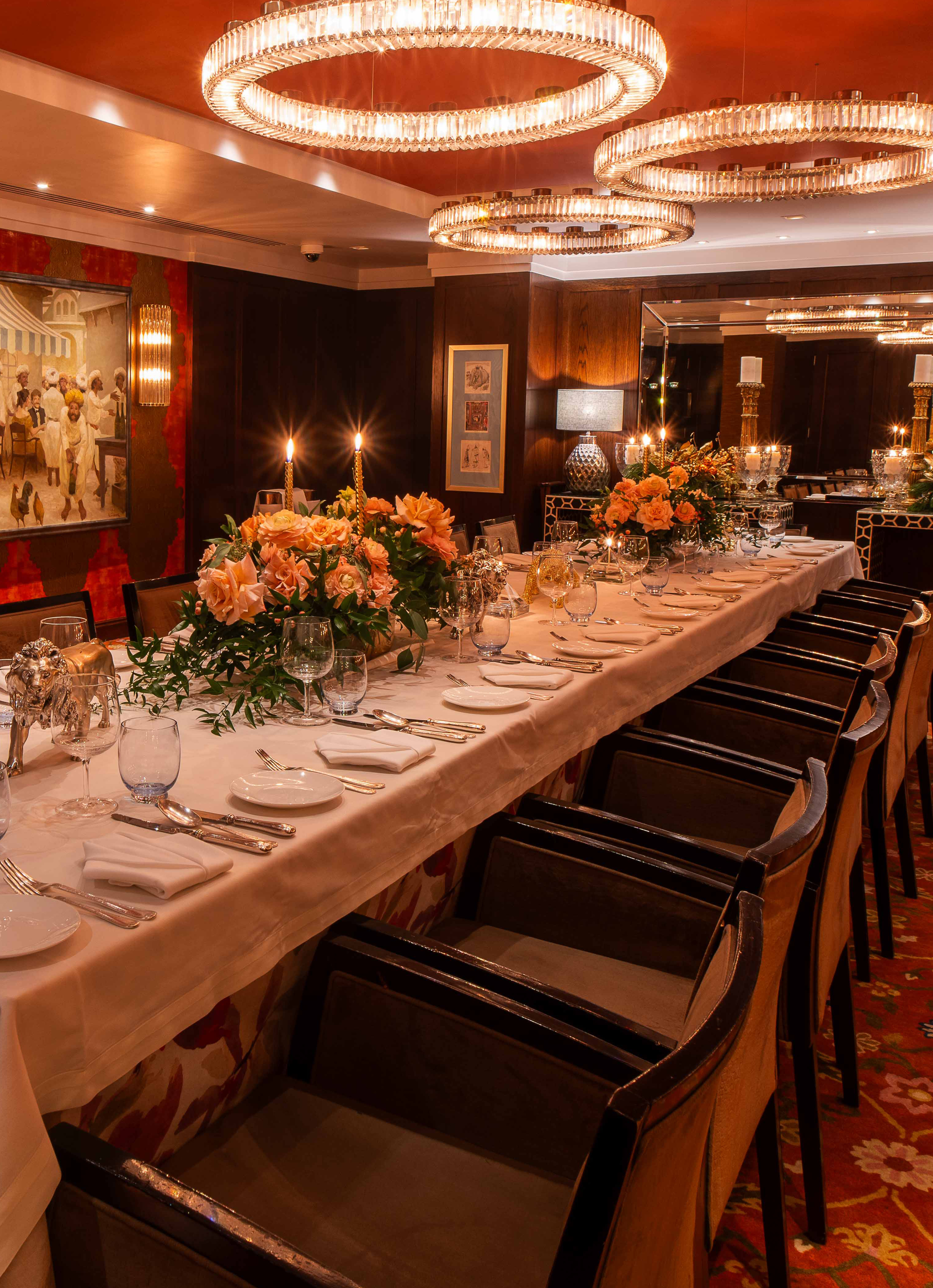 The Club Room at Chutney Mary for Private Dining