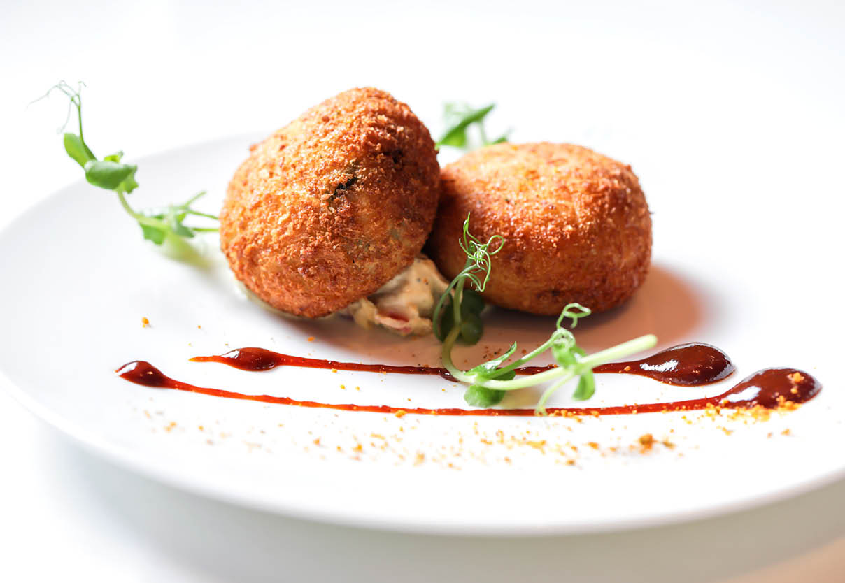 Crab Cake at Chutney Mary