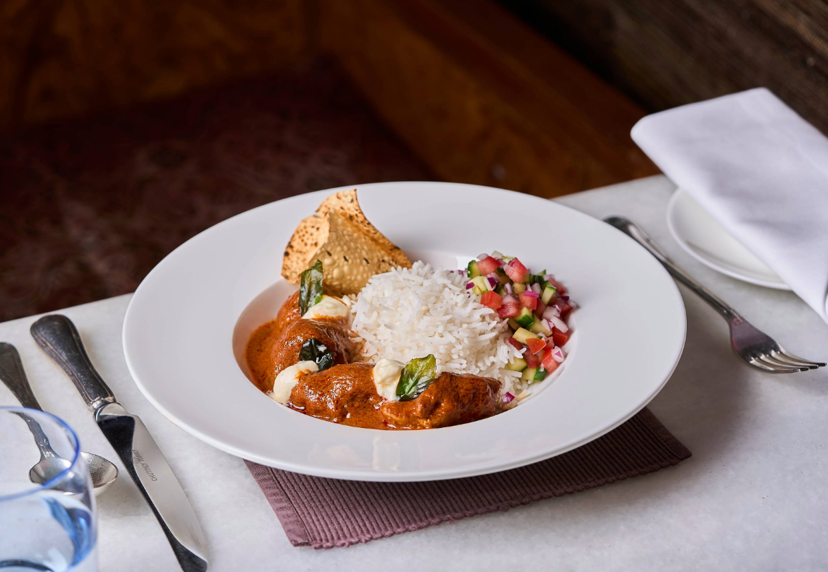 Butter Chicken Curry Bowl - Pukka Bar Lunch Menu