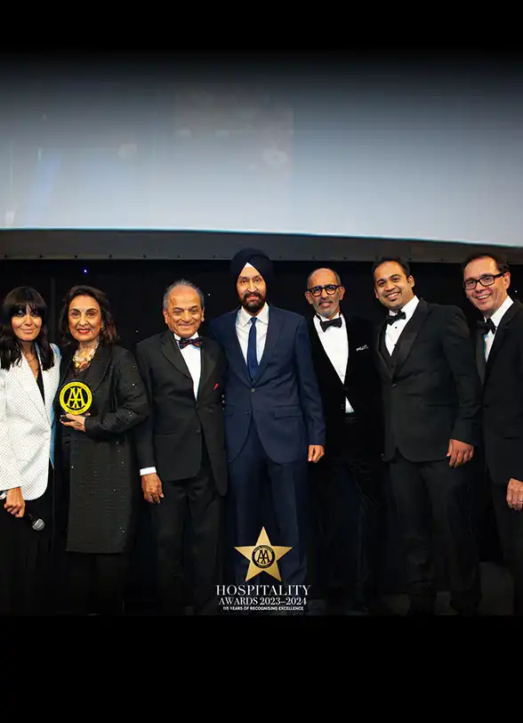 Chutney Mary receives AA Restaurant of the year award 2023-24