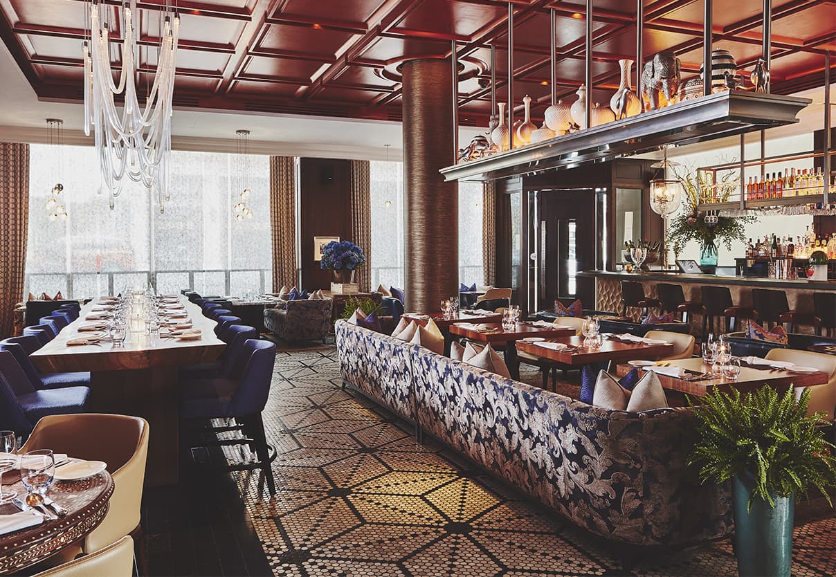 The Pukka Bar at Chutney Mary, St James's Street