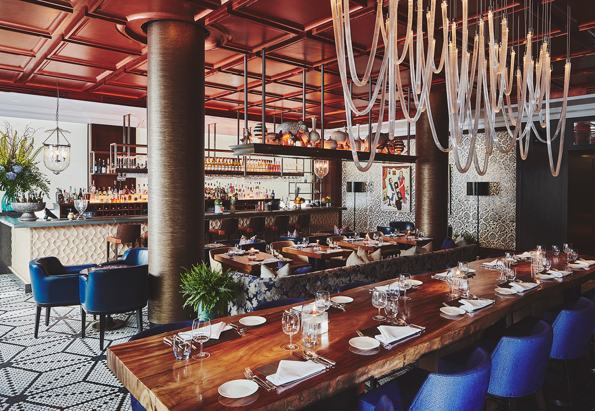 Chutney Mary Pukka Bar - Long table for 12 for smaller groups