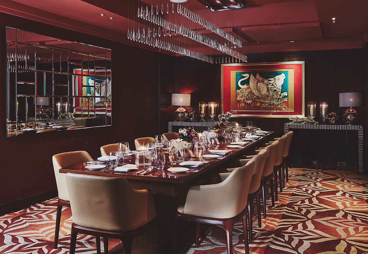 Private Dining Room at Chutney Mary