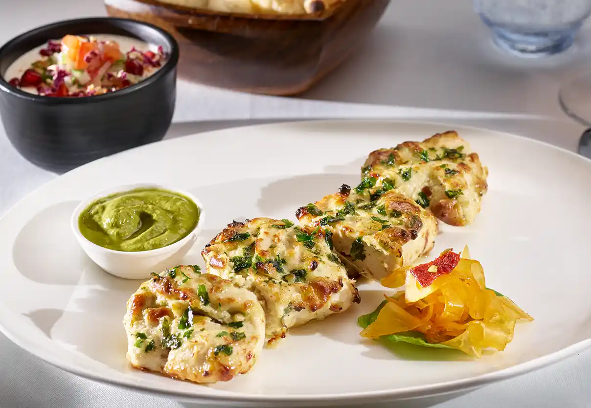 Afghani Chicken Tikka at Chutney Mary