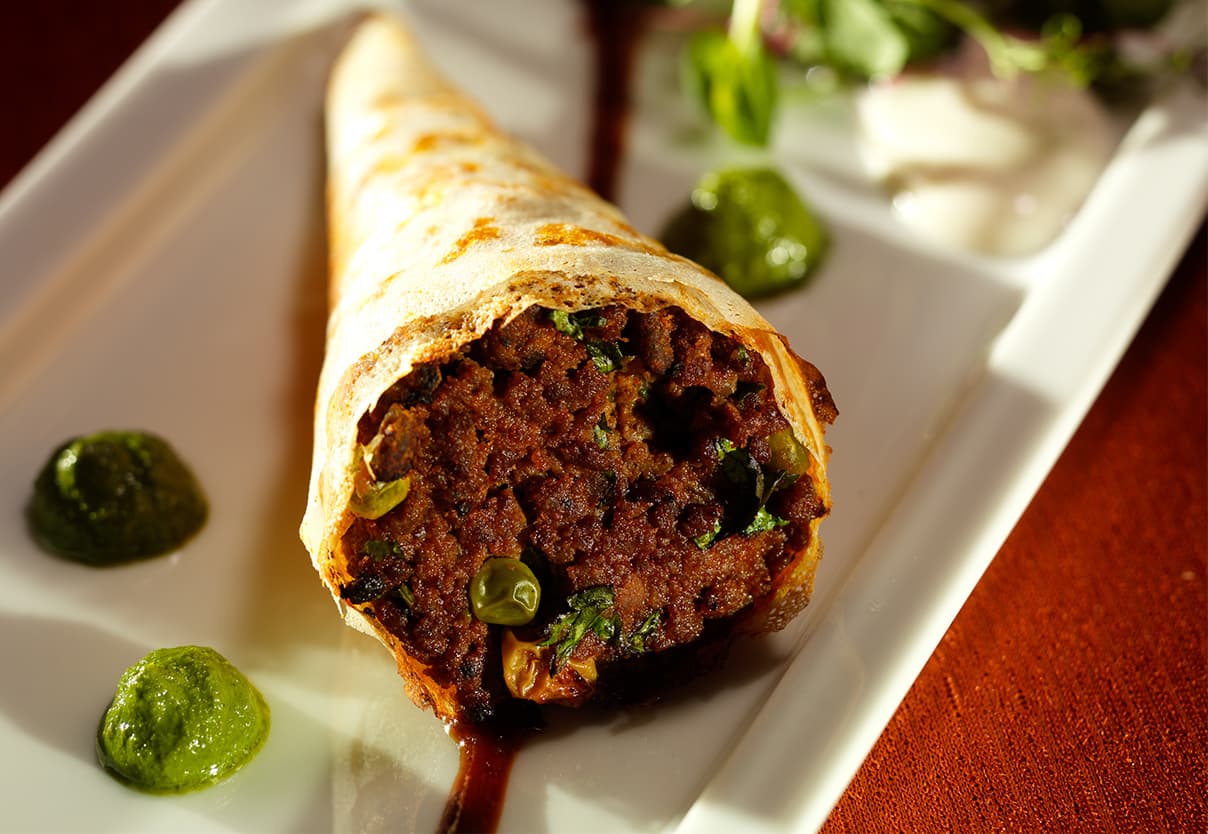 Baked Venison Samosa at Chutney Mary